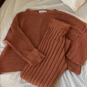 free people imogene sweater set